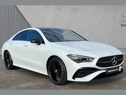 White Used 2023 Mercedes CLA200 AMG Line Premium Plus Coupe | £30,390 (Fair price)