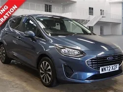 Blue Used 2022 Ford Fiesta Titanium Hatchback | £14,299 (Good price)