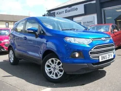 Blue Used 2015 Ford Ecosport Zetec SUV | £6,995 (Fair price)
