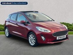 Red Used 2018 Ford Fiesta Titanium Hatchback | £9,499 (A bit pricey)