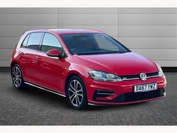 Red Used 2017 VW Golf VII R-line Hatchback | £13,190 (Fair price)