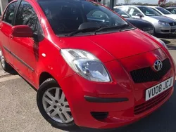 Red Used 2008 Toyota Yaris Hatchback | £3,995 (A bit pricey)