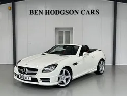 White Used 2013 Mercedes SLK250 AMG Cabriolet | £11,995 (Expensive)