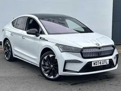 White Used 2025 Skoda Enyaq iV SportlinePlus SUV | £35,995 (Expensive)