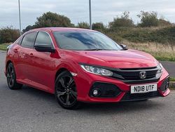 Red Used 2018 Honda Civic SR Hatchback | £9,500 (Fair price)