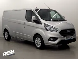 Moondust silver (metallic paint) Used 2021 Ford Transit Custom Limited | £15,290 (Good price)
