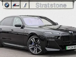 Black Used 2024 BMW i7 M Sport Sedan | £75,399 (Fair price)