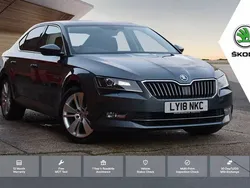 Quartz grey Used 2018 Skoda Superb Executive Hatchback | £12,900 (Fair price)