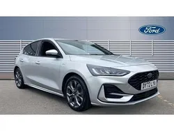 Silver Used 2022 Ford Focus ST-Line Hatchback | £14,819 (Fair price)