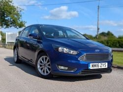 Blue Used 2016 Ford Focus Titanium Hatchback | £5,250 (Good price)