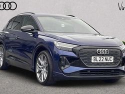 Blue Used 2022 Audi Q4 e-tron Comfort SUV | £28,676