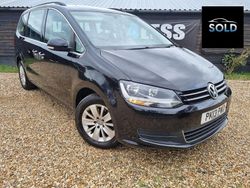 Black Used 2013 VW Sharan SE MPV | £6,008 (Fair price)