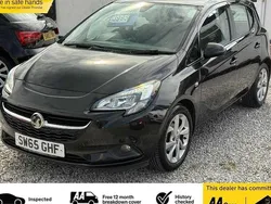 Black Used 2015 Vauxhall Corsa Hatchback | £3,995 (Fair price)