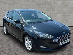 Black Used 2017 Ford Focus Zetec Hatchback | £6,495 (Fair price)