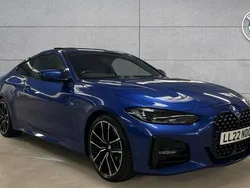 Blue Used 2022 BMW 420 M Sport Coupe | £27,997 (Fair price)