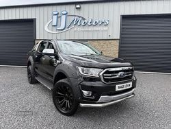 Black Used 2021 Ford Ranger Limited Pickup | £16,450 (Expensive)