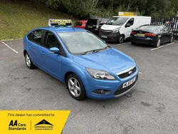 Blue Used 2010 Ford Focus Zetec Hatchback | £2,200 (Fair price)