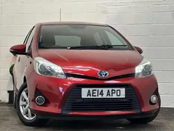 Red Used 2014 Toyota Yaris Hybrid Plus Hatchback | £5,995