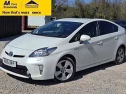 White Used 2015 Toyota Prius Hatchback | £8,480 (A bit pricey)