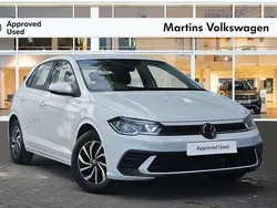 White Used 2023 VW Polo Life Hatchback | £16,995 (Fair price)
