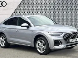 Silver Used 2021 Audi Q5 S-Line SUV | £29,020 (Fair price)