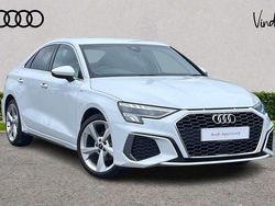 White Used 2022 Audi A3 S-Line Sedan | £21,656 (Fair price)