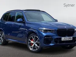 Blue Used 2022 BMW X5 M Sport SUV | £47,000 (Fair price)