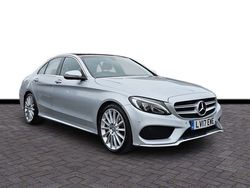 Silver Used 2017 Mercedes C200 AMG line Sedan | £15,400 (A bit pricey)
