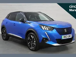Blue Used 2021 Peugeot e-2008 GT SUV | £12,864 (Fair price)