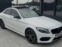White Used 2014 Mercedes C300 AMG Line Premium Plus Sedan | £12,490