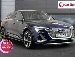 Blue Used 2021 Audi e-tron Comfort SUV | £30,990