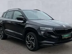 Black magic pearlescent Used 2024 Skoda Karoq SportLine SUV | £29,000 (Fair price)