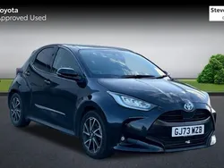Black Used 2023 Toyota Yaris Hybrid Design Hatchback | £17,495 (Fair price)