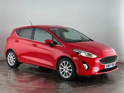 Red Used 2017 Ford Fiesta Titanium Hatchback | £7,900 (Fair price)