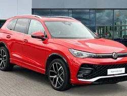 Persimmon red metallic Used 2024 VW Tiguan R-line SUV | £33,761 (A bit pricey)