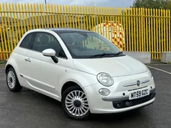 White Used 2009 Fiat 500 Lounge Hatchback | £2,490 (A bit pricey)