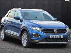Blue Used 2021 VW T-Roc SEL SUV | £19,491 (Good price)