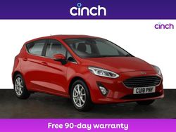 Red Used 2018 Ford Fiesta Zetec Hatchback | £9,049 (Fair price)