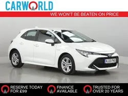 White Used 2020 Toyota Corolla Hatchback | £11,940 (Fair price)