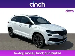 White Used 2021 Skoda Karoq SportLine SUV | £22,069 (Fair price)