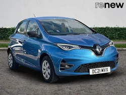Blue Used 2021 Renault Zoe Play Hatchback | £8,537 (Fair price)