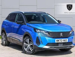 Blue Used 2020 Peugeot 3008 Allure Premium SUV | £14,890 (Fair price)