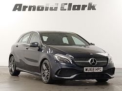 Blue Used 2018 Mercedes A200 AMG Line Premium Hatchback | £12,998 (Fair price)