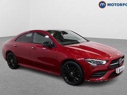 Red Used 2022 Mercedes CLA250e AMG Line Premium Plus Sedan | £26,249 (Fair price)