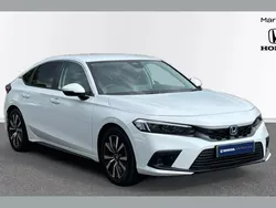 Special solid platinum white Used 2024 Honda Civic Elegance Hatchback | £26,777 (Super price)