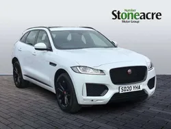 White Used 2020 Jaguar F-Pace Chequered Flag SUV | £24,500 (Fair price)