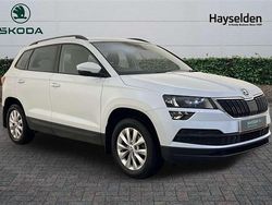 Moon white metallic Used 2018 Skoda Karoq SE SUV | £10,295 (Fair price)