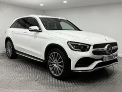 White Used 2020 Mercedes GLC300 AMG Line Premium Estate | £27,495 (Good price)