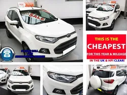White Used 2016 Ford Ecosport Titanium SUV | £4,985 (Fair price)