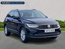 Black Used 2022 VW Tiguan Life SUV | £18,995 (Fair price)